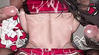 how many cocks can this hentai slut take in hard gangbang?