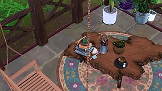 That alluring muse next door tempts in 3D hentai preview