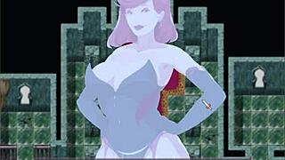 Erza Scarlet towers over you in nylons trampling hard floor one level one starts