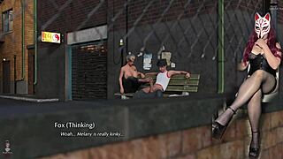 Golden Boy Milf Footjob Monster Cock in Public Stockings Moan