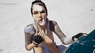 I'm sucking cock in Fap-life game!