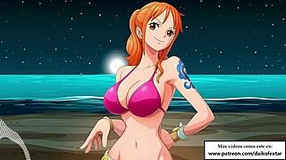 Nami One Piece Hentai JOI ASMR Español Starts Soft Builds Intense