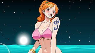 Nami One Piece Hentai JOI ASMR Español Starts Soft Builds Intense