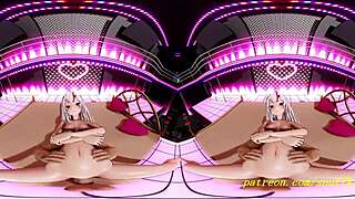 VR MMD Ayame nude 3D sexdance Dead or Alive Hololive hentai