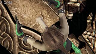 jade's giving the best handjob blowjob with moans and cum facial in 3d 😩💦