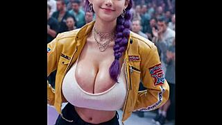 rumi k-pop demon hunter performs monster fuck special!