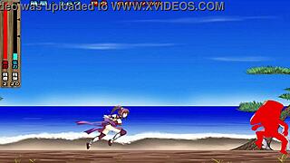 raw lust overwhelms pink kunoichi ninja in general's brutal rod ravishment