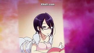 hot animated hentai girlfriend begs for creampie blowjob doggystyle big tits ass fuck