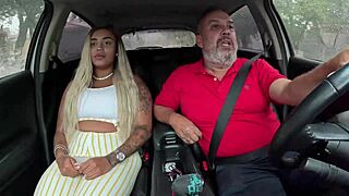 milena queiroz flashes big ass begs anal car ride cum dripping public