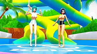 hey check out this game fight with super butt boobs in keijo street action trailer