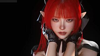 golden ratio curvy asian bbw with big tits takes bbc creampie doggystyle in 3d hentai