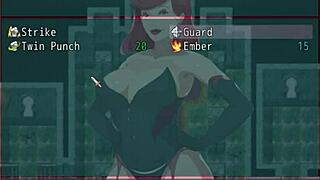 Erza Scarlet towers over you in nylons trampling hard floor one level one starts