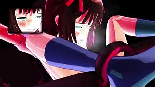 ぷるぷる春香16 gets fisted hard in this wild hentai action 😈✊💦