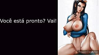 Nico Robin's Femdom JOI Humiliation Makes You Eat Your CEI Cum for One Piece Hentai