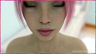 Birthday Girl Belles Slurps Machinery Cock While Getting Pounded Hard!