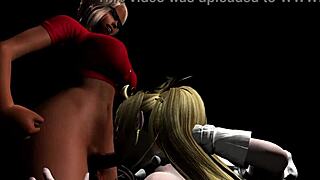 bowsette and boosette futa ebony big tits give sloppy pov blowjob 👅🍆