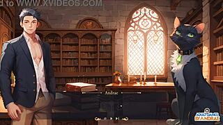 new student athena's lustful gameplay ep3: curvy tits, monster cock creampie and group demon fucks