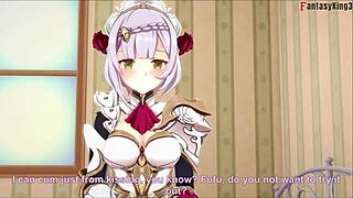 Noelle Swallows Deep in Genshin Impact Blowjob Fantasy by Fantasyking3!