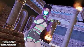 ready for akali's sexy hands up kpop dance hentai uncensored?