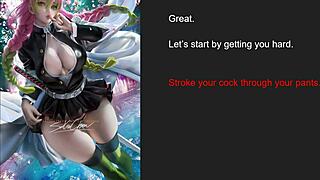 Mitsuri Demon Slayer Hentai Femdom JOI. Nipple Play CBT Torment Ensues.