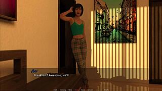 College Girl Begs for White Cock in Fetish Game!