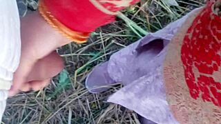 Girlfriend Rides Wild in Jungle Hut Outdoor Pound Session