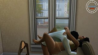 Private tutor babe with big ass tits rides monster cock cowgirl creampie Indian toon fuck