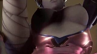 Overwatch D.Va and Mercy Shine in Steamy SFM Ass Action Compilation