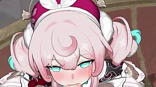 honkai star rail hyacine and caelus heat up in 3d animation