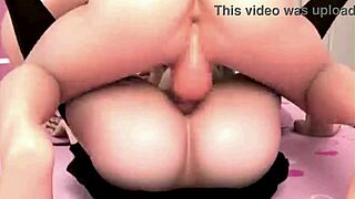 asian babe gives in to monster cock missionary creampie pounding