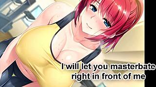 fitness milf hentai domme instructs your jerk off session part 1