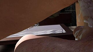 Couch Sex Drowns in Cum VR Game
