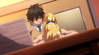 Blonde Sissy Sister Gives Mind-Blowing Hentai Blowjob in Breeder Ep1!