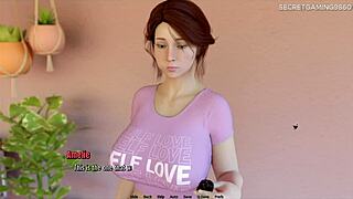 stepmom sneaks in and fucks me while hubby's right there in kitchen... huge cock pounding!!