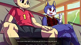 waifu crossing parody furry big ass takes monster cock deepthroat doggystyle outdoor squirt cum!!