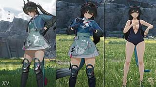 Endfield Genshin AI fan art animation glitch