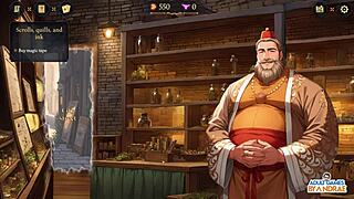 new student athena's lustful gameplay ep3: curvy tits, monster cock creampie and group demon fucks