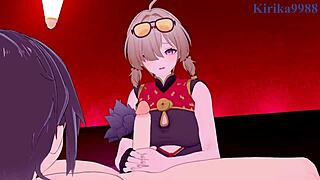 damn vivian banshee and sweety go hard with big tits creampie pounding in zenless zone zero hentai game