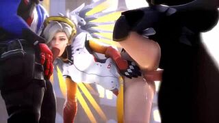 overwatch handclap anime mv pounds hard