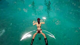 Lara's Tight Ass Craves Huge Statue Cock Awakening