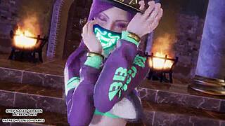 ready for akali's sexy hands up kpop dance hentai uncensored?