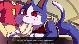 waifu crossing parody furry big ass takes monster cock deepthroat doggystyle outdoor squirt cum!!