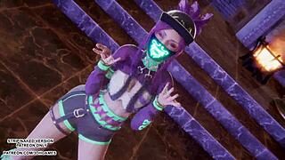 ready for akali's sexy hands up kpop dance hentai uncensored?
