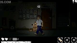 man with flashlight pounds hot maid hard in no exit apartment hentai game