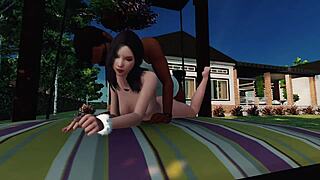 Dark Desi Boy Fucks White Girl's Tight Pussy Squirt Farm