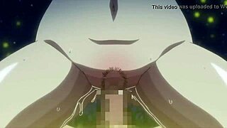 Kerozaiin HMV blasts anime big tits to wild orgasm peaks.