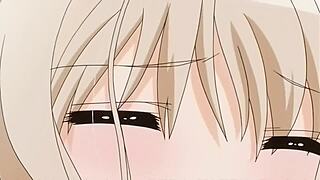 hentai yuri lesbians lick pussies