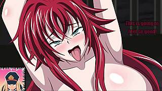 oh fuck, futa rias jerks you off with her dildo in chapter 4 joi!