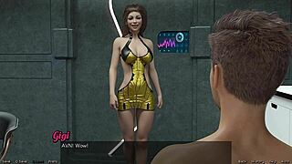 stranded guy takes first steps banging married ebony milf in space