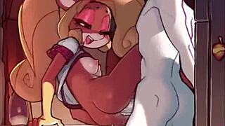 yo, watch this cartoon pussy get fucked on the table! 🍑💦